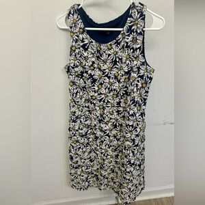 Ronni Nicole Navy and White Floral Dress